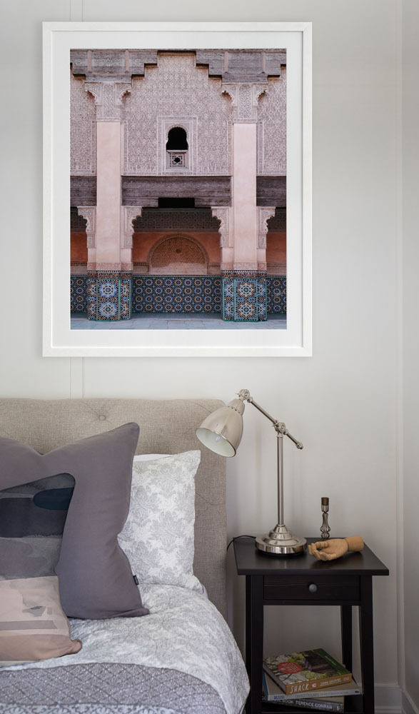 Moroccan Blush Framed Art Print