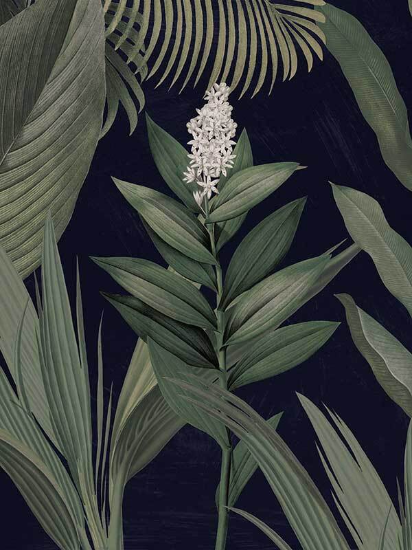 Dark Flora I Canvas Art Print