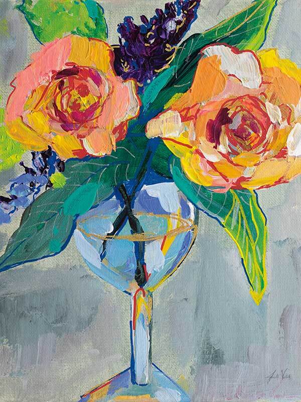 Bright Blossoms I Canvas Art Print
