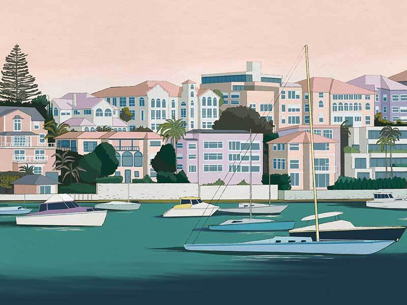 Yacht Club Canvas Art Print