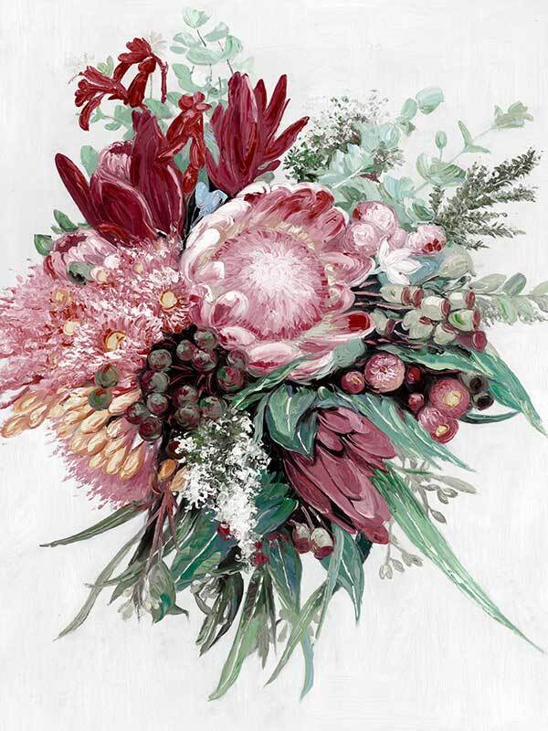 Native Bouquet Canvas Art Print