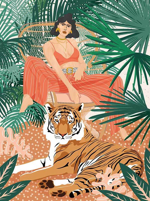 Easy Tiger Canvas Art Print