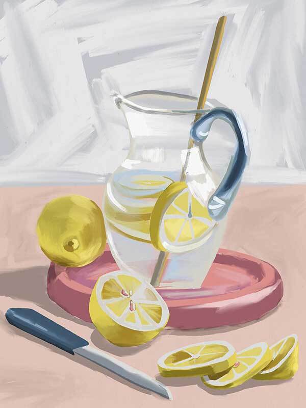 Life & Lemonade Canvas Art Print