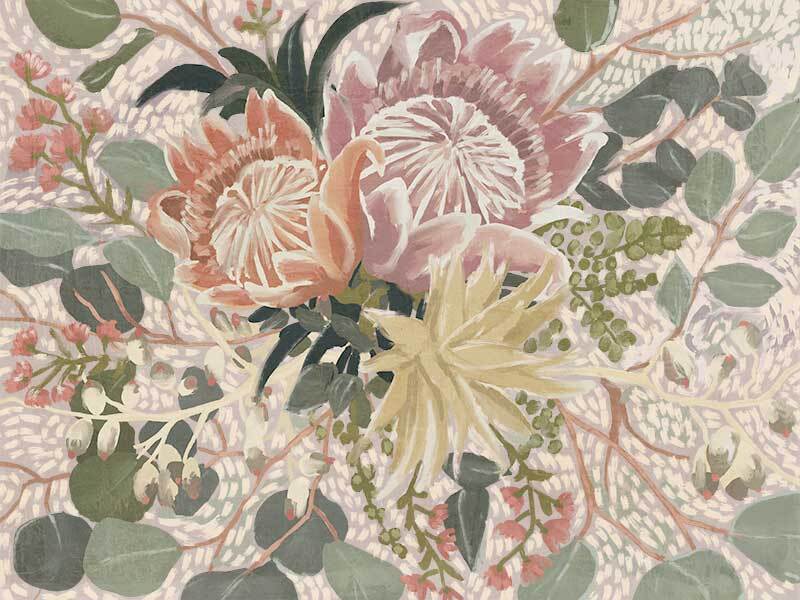 Floral Blush I Canvas Art Print
