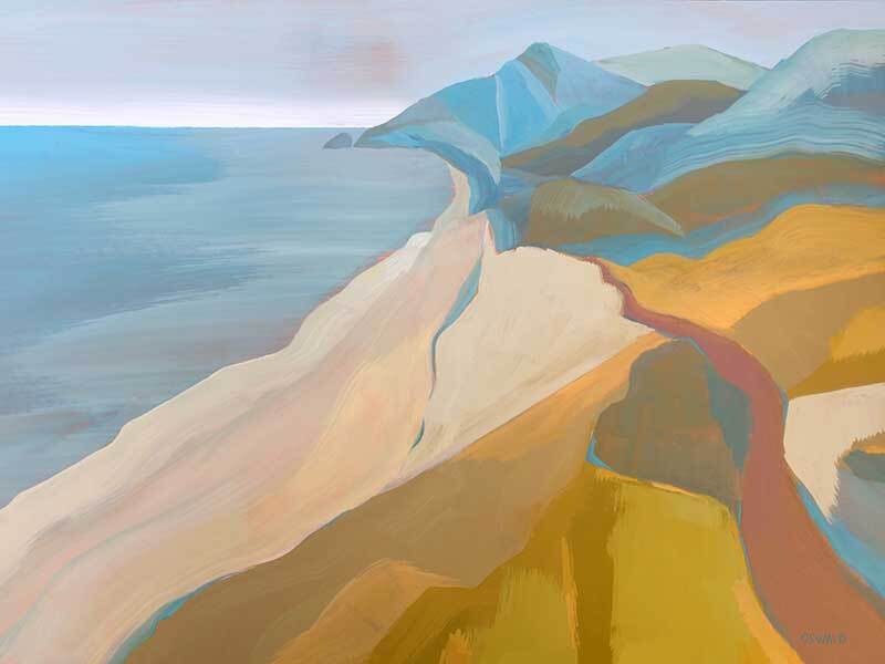 The Coastline Canvas Art Print