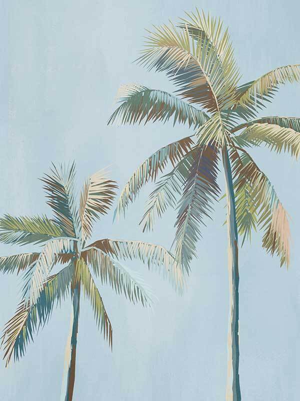 Whispering Palms Canvas Art Print
