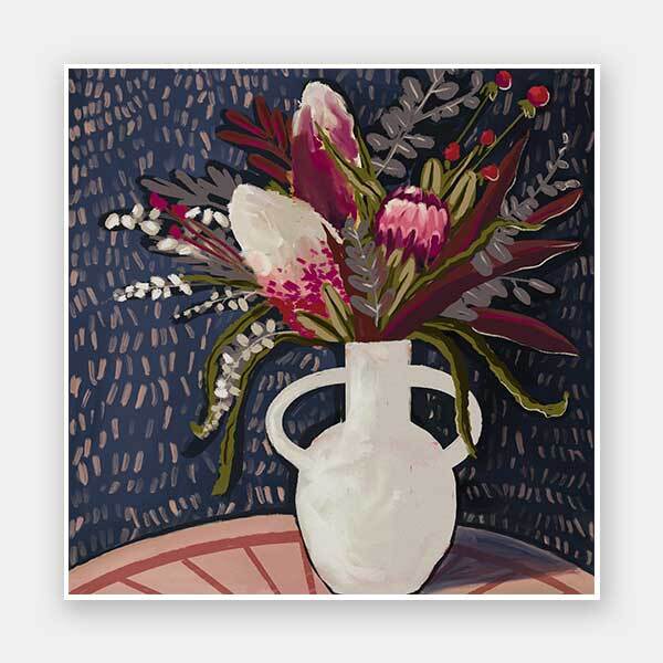 Blushing Blooms Unframed Art Print