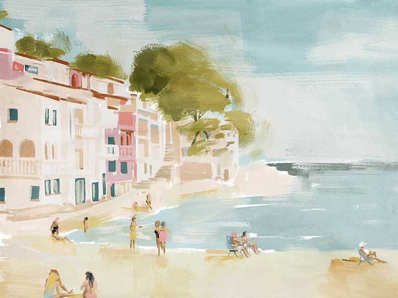 A Weekend In Cassis Canvas Art Print