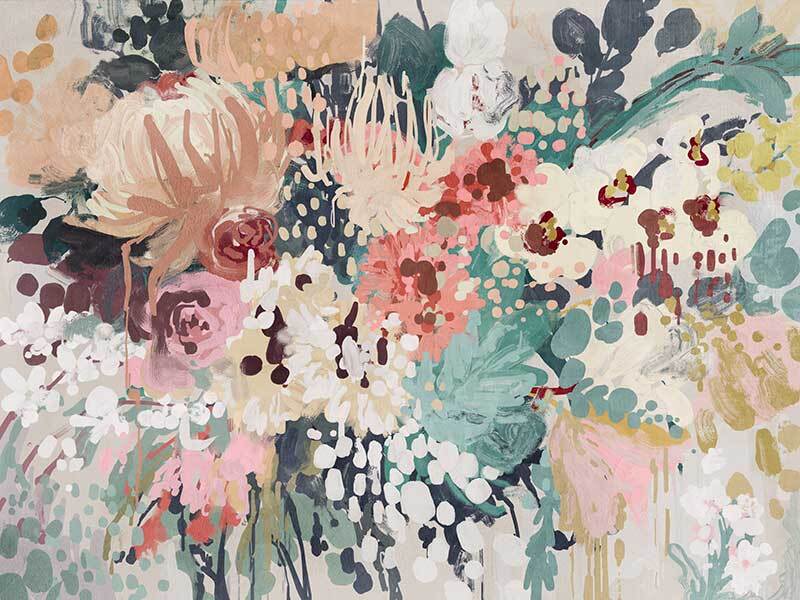 Floral Orchestra Canvas Art Print