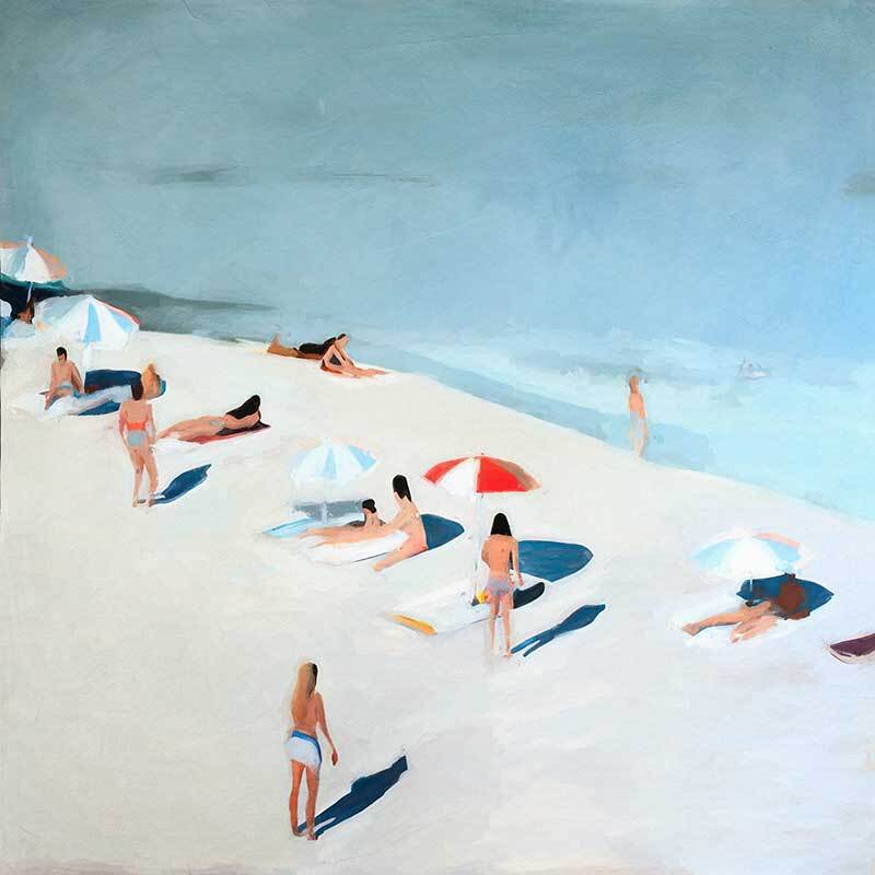 Hamelin Beach   Canvas Art Print