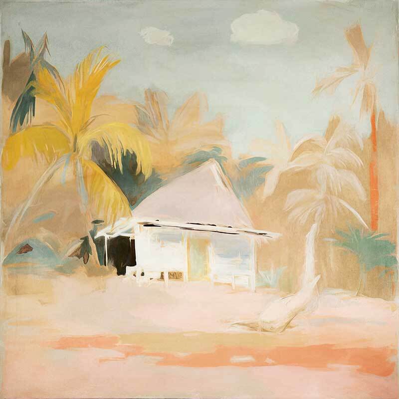 The Beach Hut I Canvas Art Print