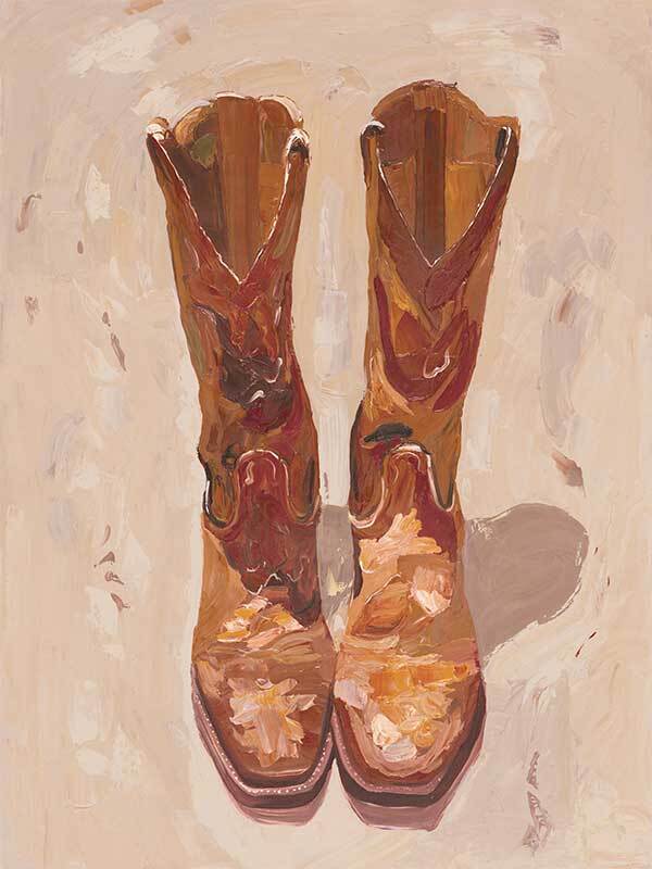 These Boots Were Made For Walking Canvas Art Print