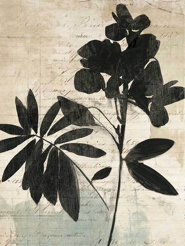Inky Floral I Canvas Art Print