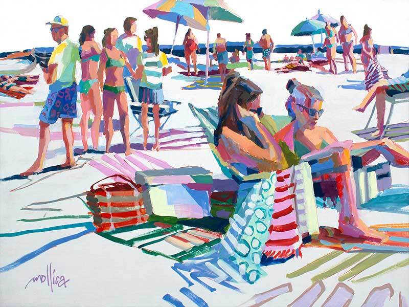 Beach Party Canvas Art Print
