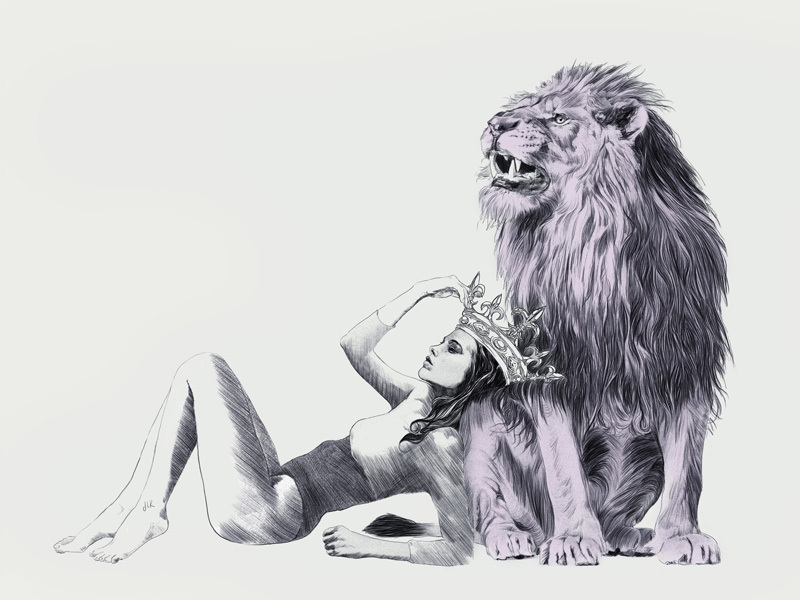 Leo The Queen Poster