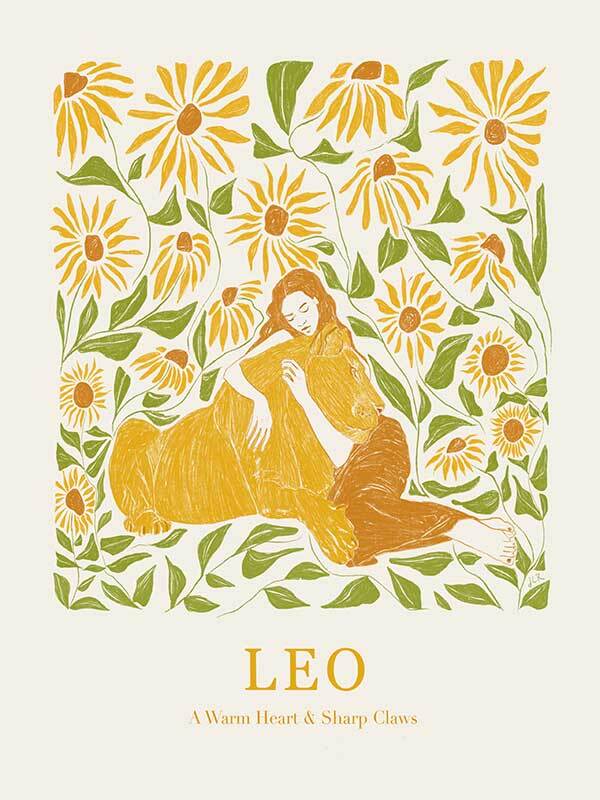 Leo Rectangle Poster