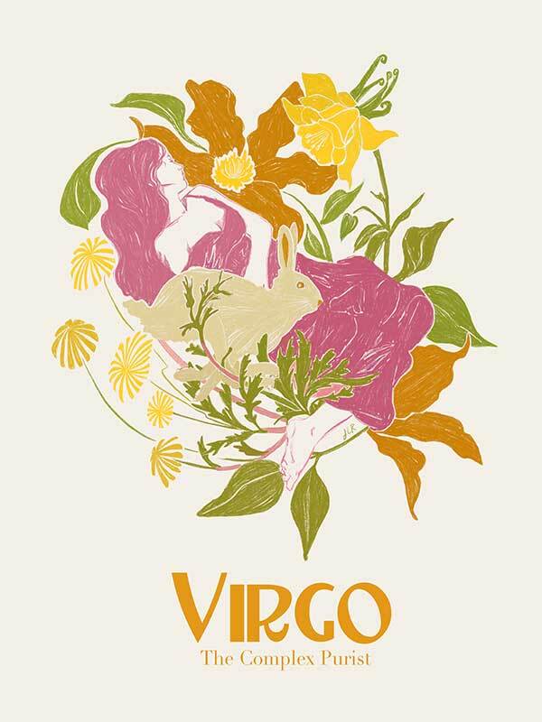 Virgo Rectangle Poster