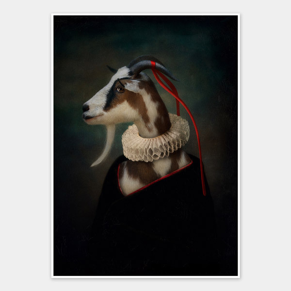 Renaissance Goat Unframed Art Print