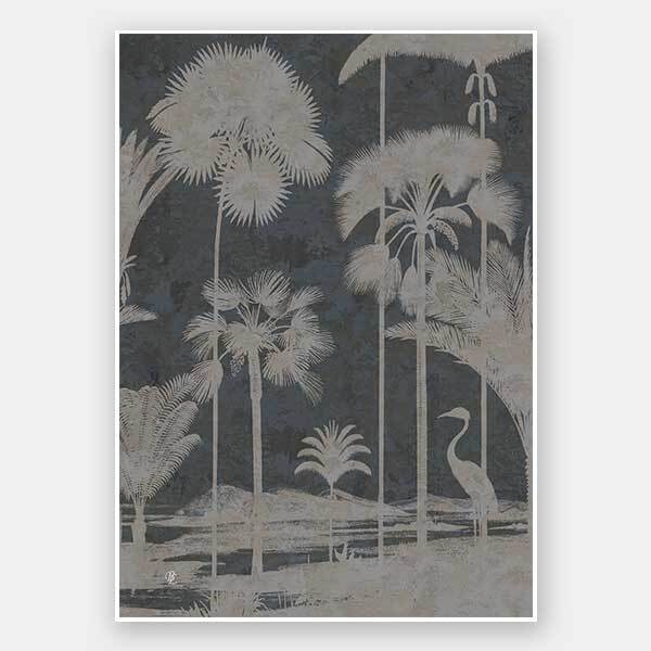 Shadow Palms Ocean II Unframed Art Print