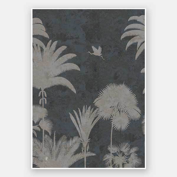 Shadow Palms Ocean III Unframed Art Print