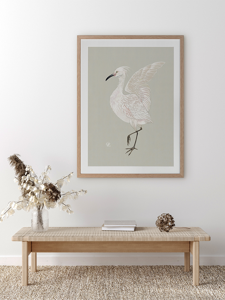 Water Bird Framed Art Print