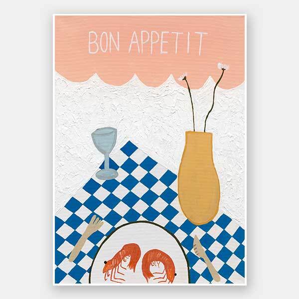 Bon Appétit Unframed Art Print