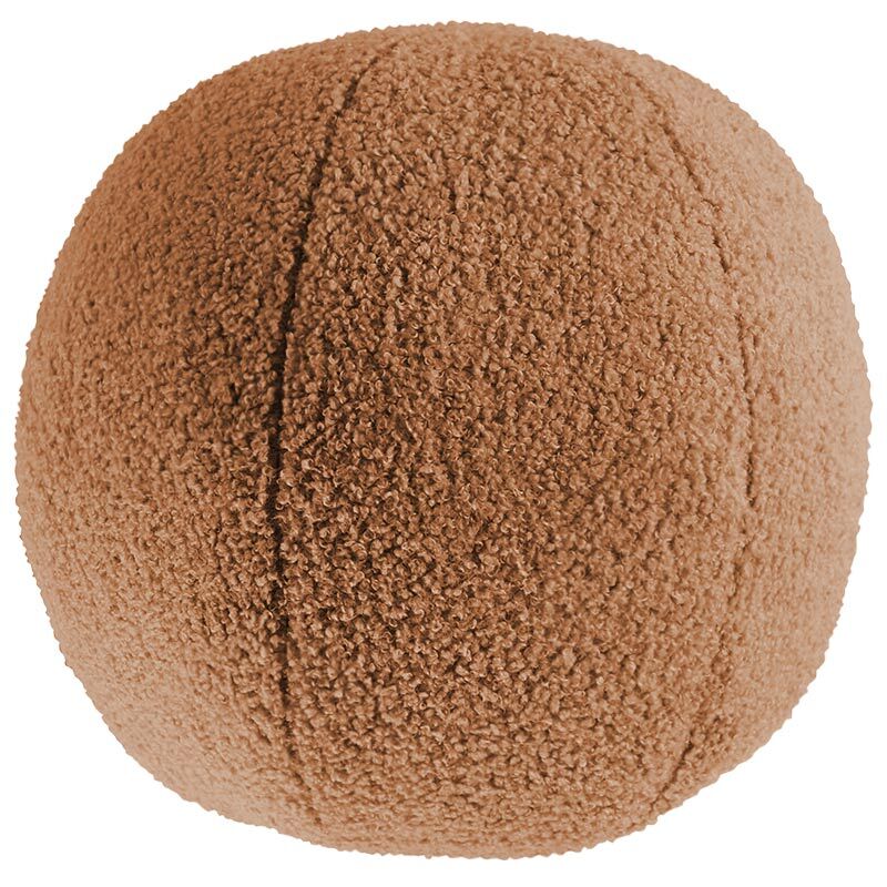 Natural Clay Boucle Ball Cushion