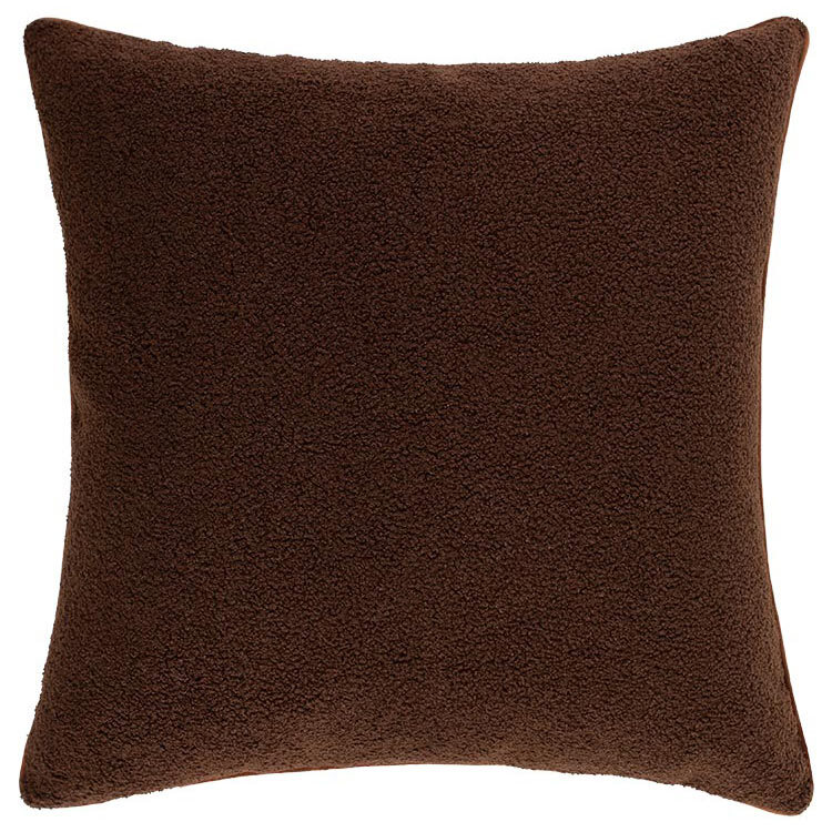 Chocolate Boucle Cushion - 60x60cm