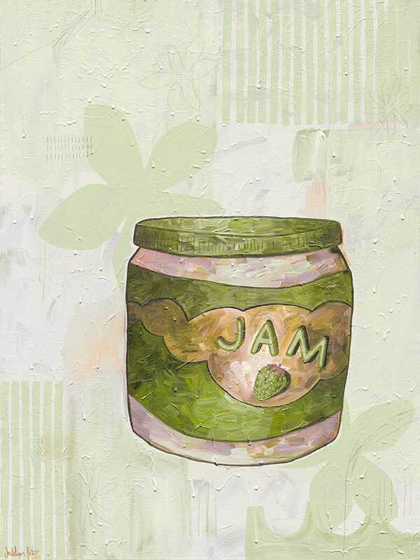Pump Up The Jam Green Canvas Art Print
