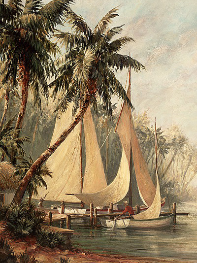 Ship to Shore Canvas Art Print