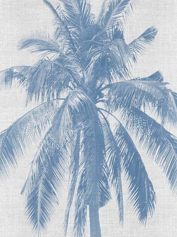 Denim Palms I Poster