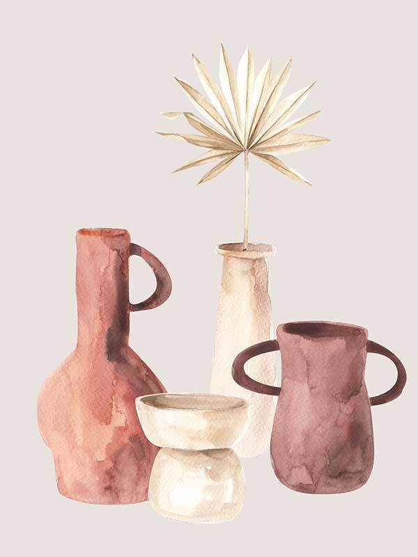 Ceramic Pots I Poster