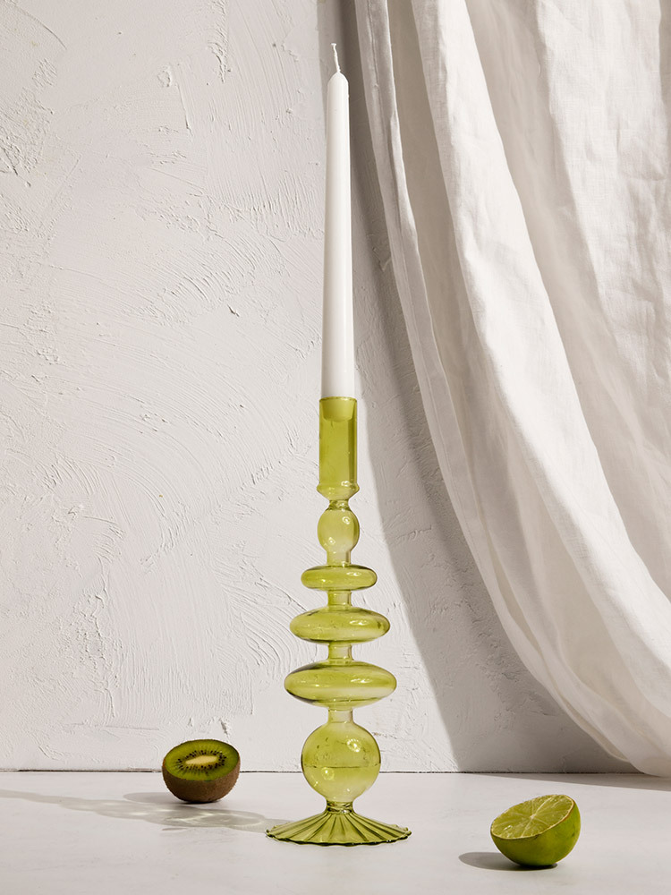 Mojave Green Glass Vase