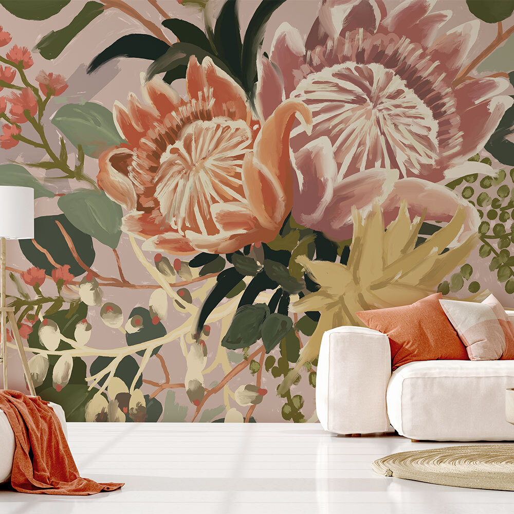 Floral Blush I Wallpaper - Buy Floral & Botanical Themed Wallpaper By Urban  Road